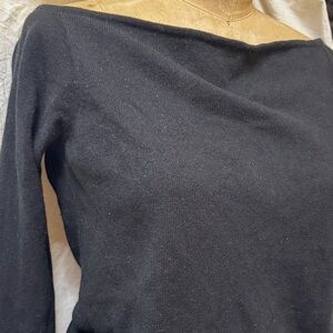 Zadig & Voltaire Black Off-the-Shoulder Sweater